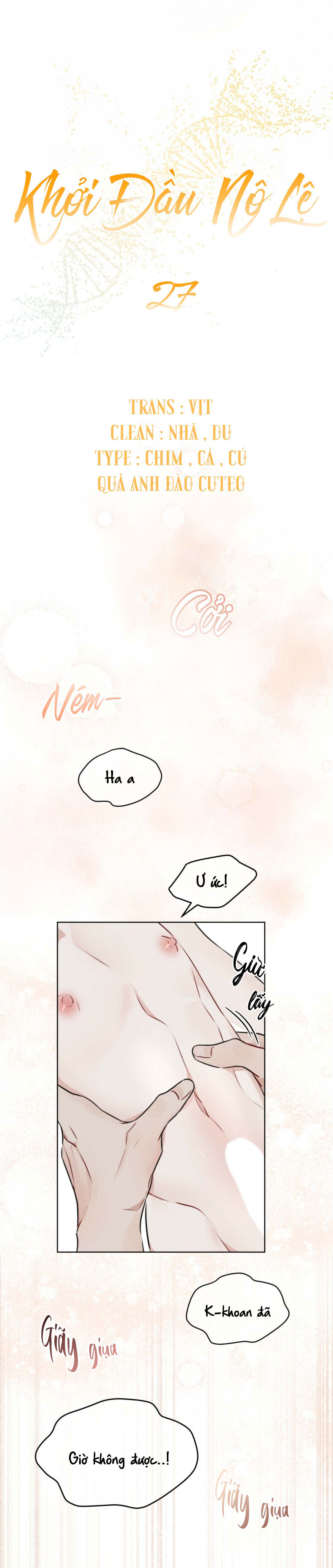 Khởi Đầu Nô Lệ Chap 27 (H) - Next Chap 29